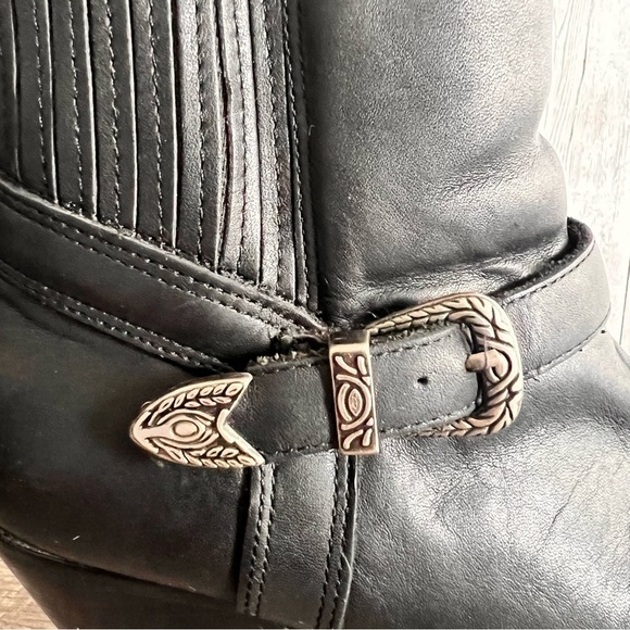 Dingo Women’s Western Leather Ankle Boots Buckle Size 8.5 - Picture 7 of 7